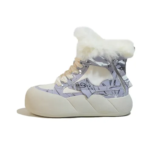 DK.VAN Snow Boots Women's White/Purple