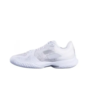 Babolat Jet Mach 3 Ac Cushioning, Wear Resistant Low Top Tennis Shoes Men's White