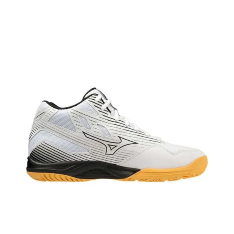 Mizuno Non slip Lightweight Mid Top Training Shoes Unisex White-1