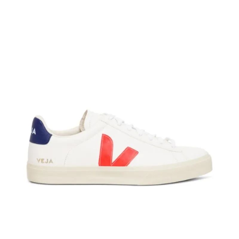 VEJA Campo Low Top Laced Sneakers 'White Orange'-1