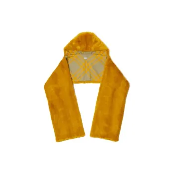 Burberry Faux-fur Hooded Scarf