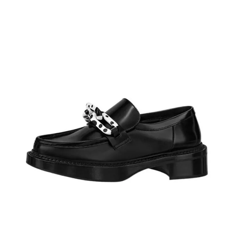LOUIS VUITTON X Yk Academy Loafers 'Black With White' Women's-0