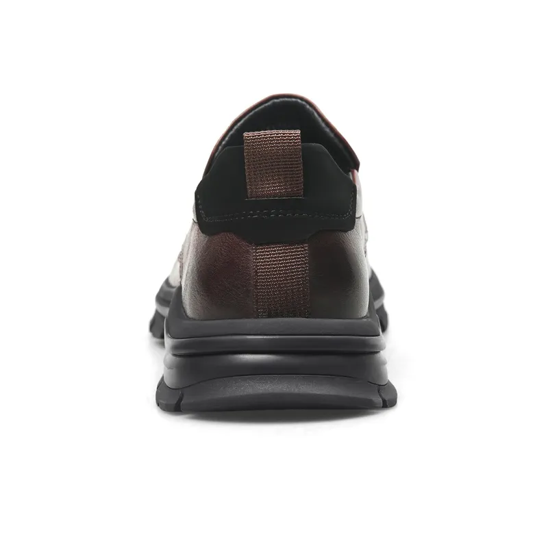 Strongman 3515 Platform Leather Shoes For Men-Business Casual Shoes Trendy For Young And Middle-Aged-8