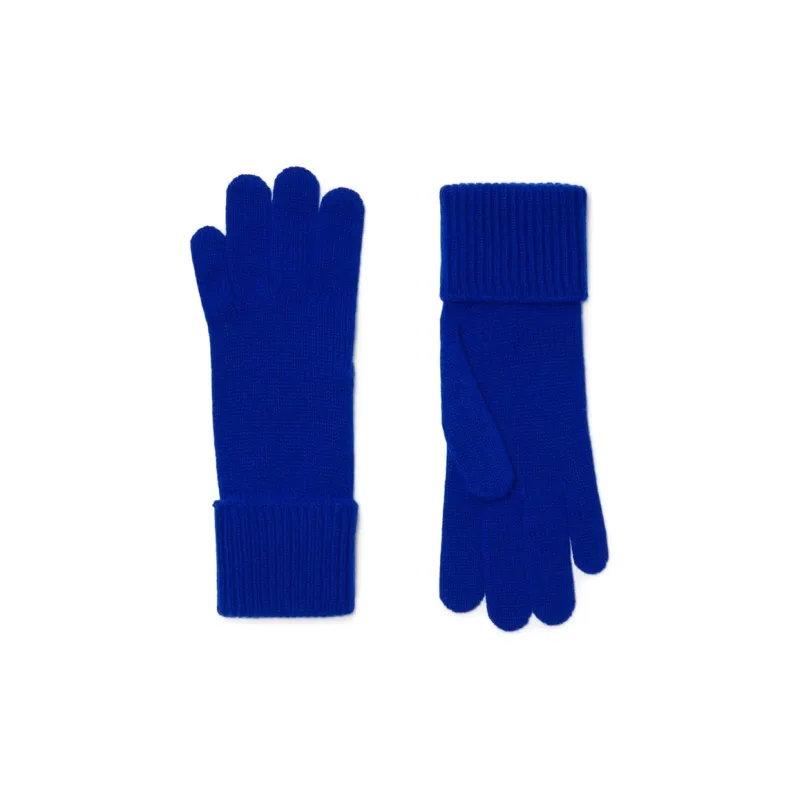 Burberry Knit Gloves Unisex Blue-1