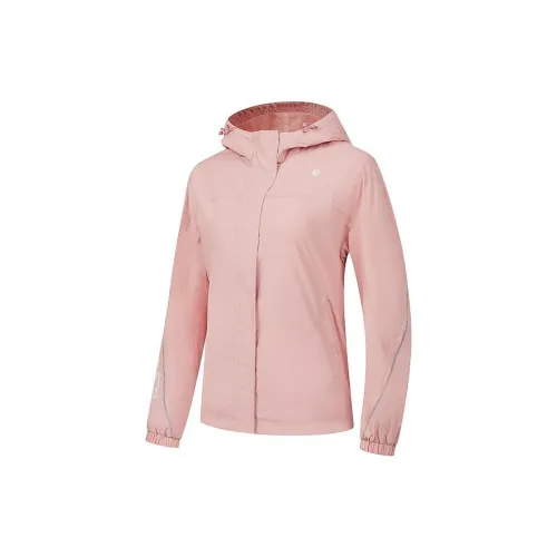 QIAODAN Trench Coats Women's Opal Pink