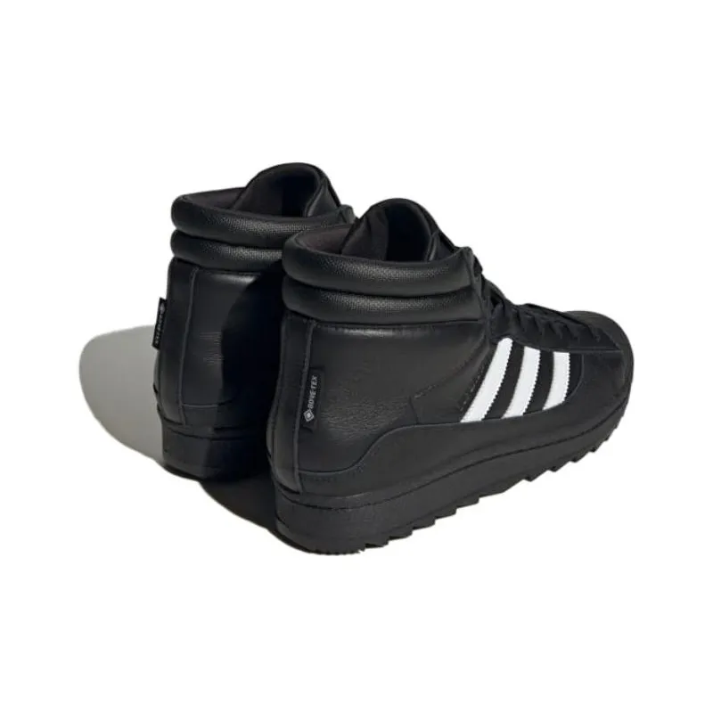 Adidas Originals SUPERSTAR GORE TEX Gore Te Abrasion Resistant Mid Top Skateboard Shoes Unisex Black White-4