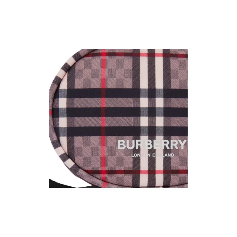 Burberry Leather Round Bag Shoulder Bag Crossbody Bag Unisex Light Rose-3