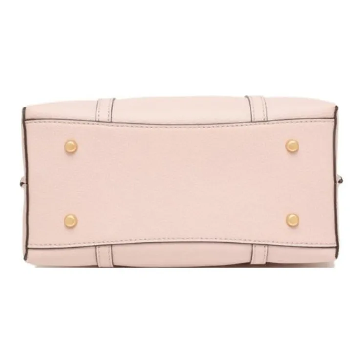 TORY BURCH Perry Pebbled Leather Tote Bag, Shopping Bag, Shoulder Bag, Handbag Trumpets Women's Pink-3
