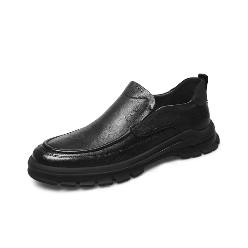 Strongman 3515 Platform Leather Shoes For Men-Business Casual Shoes Trendy For Young And Middle-Aged-1