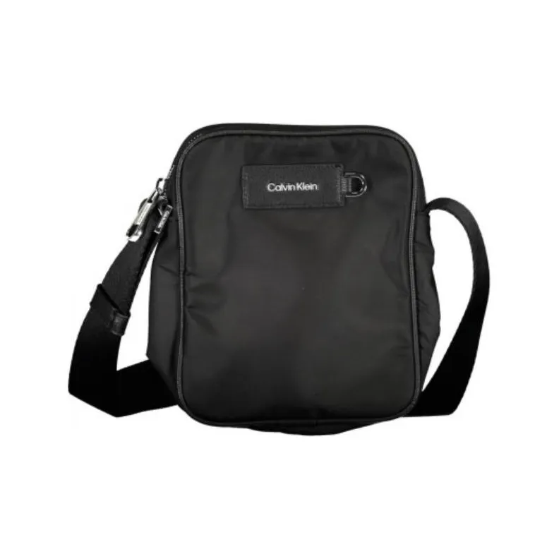 CK/Calvin Klein Recycled Polyester Polyurethane Clutch, Crossbody Bag Men's Black-1