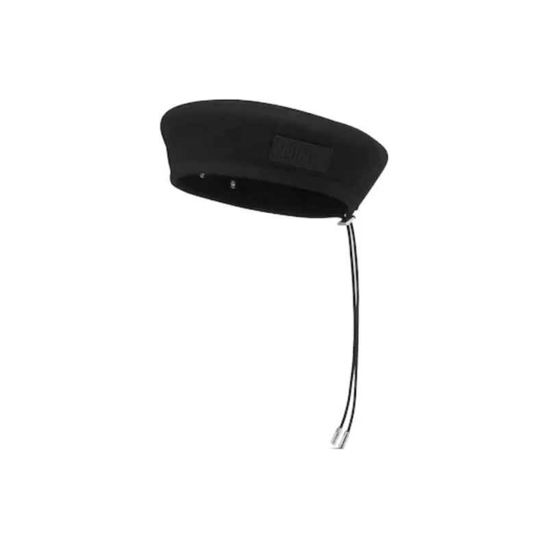 DIOR Cotton Berets Unisex Black-2