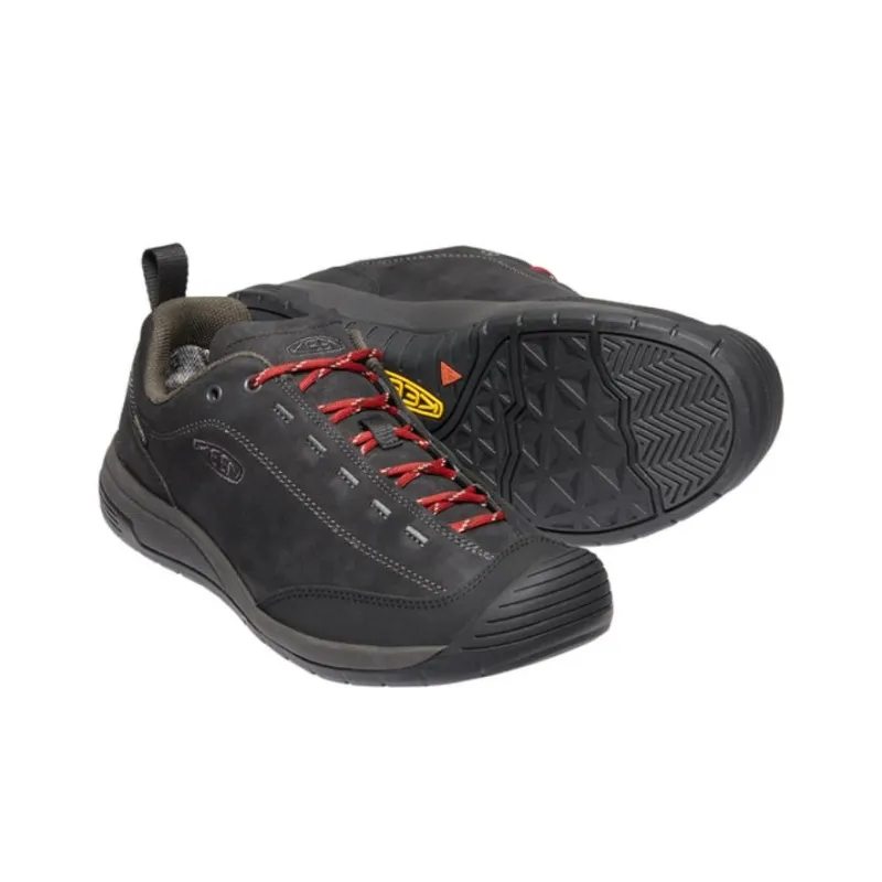 KEEN Jasper Cushioning, Wear Resistant Low Top Outdoor Shoes Men's Black-3