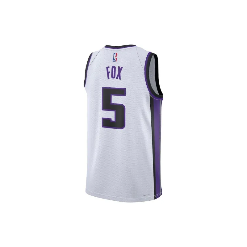 Nike De'Aaron Fox Sacramento Kings 2023/24 Association Edition Men's Nike Dri FIT Nba Swingman Jersey-1