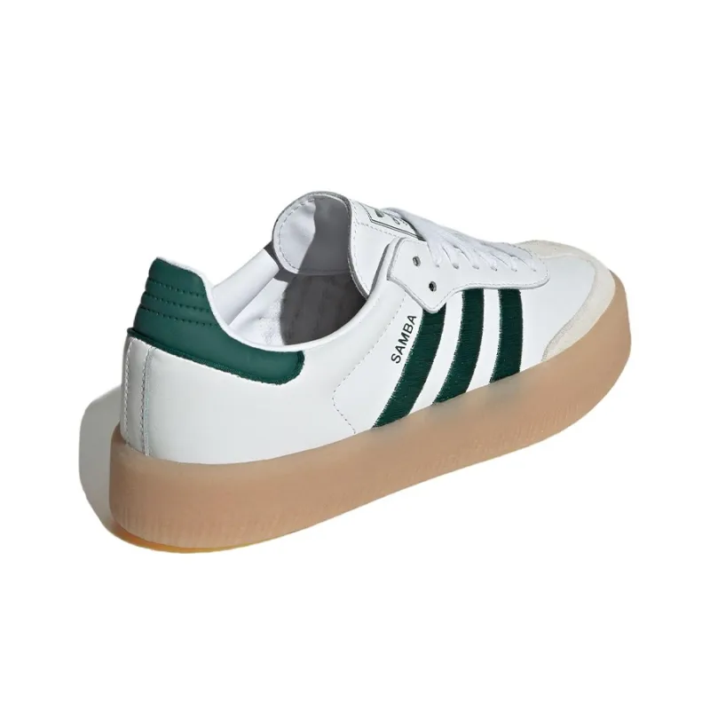Adidas Sambae White Collegiate Green Gum Women's-3