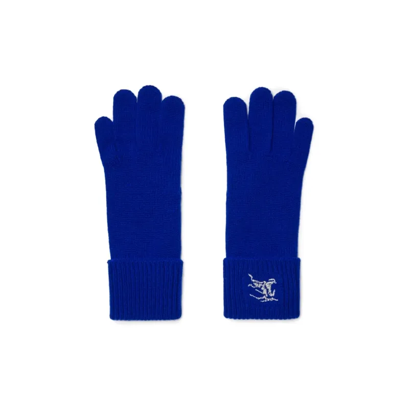 Burberry Knit Gloves Unisex Blue-0