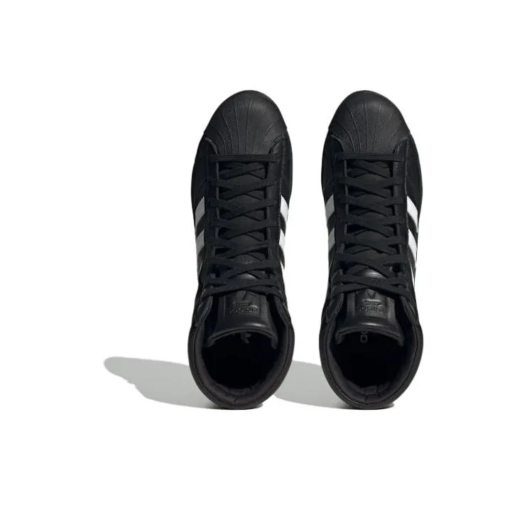 Adidas Originals SUPERSTAR GORE TEX Gore Te Abrasion Resistant Mid Top Skateboard Shoes Unisex Black White-3