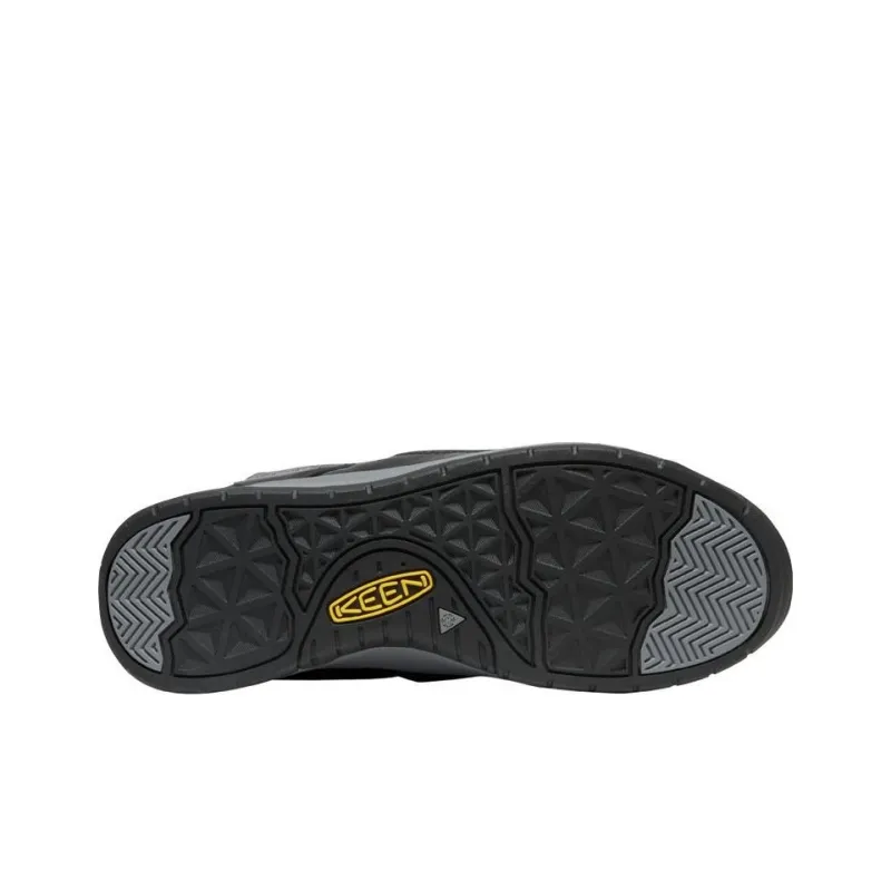 KEEN HOODROMEO WP Abrasion Resistant Shock Absorbers Outdoor Shoes Men's Black Gray-4