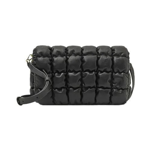 COS Sheepskin Cloud Bag Crossbody Bag Small Size Women's Black