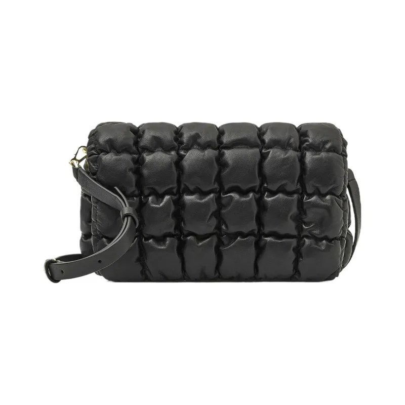 COS Sheepskin Cloud Bag Crossbody Bag Small Size Women's Black-0