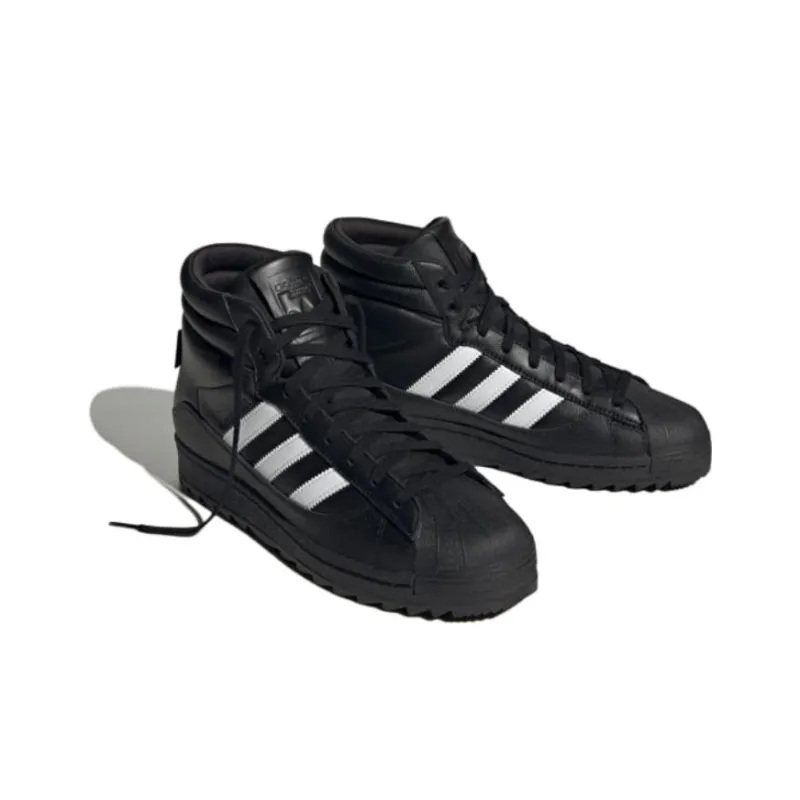 Adidas Originals SUPERSTAR GORE TEX Gore Te Abrasion Resistant Mid Top Skateboard Shoes Unisex Black White-2