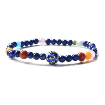 Abby's Wonderland Lapis Lazuli Fine Jade Bracelets Unisex