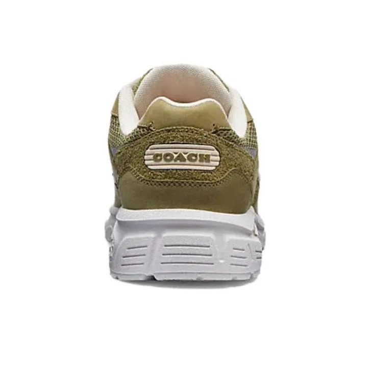 COACH Low Top Casual Shoes Men's Green-3