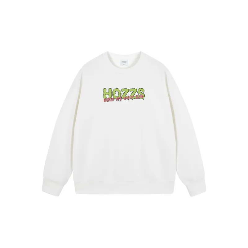 HOZZS x WULIAOYUAN LIANMINGKUAN Crew Neck Pullover Fleece Lined Hoodies & Sweatshirts Unisex-25