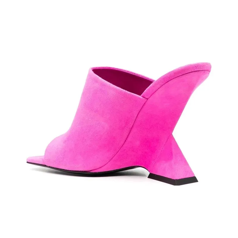 The Attico Cheope Logo Printed Mules Women's-3