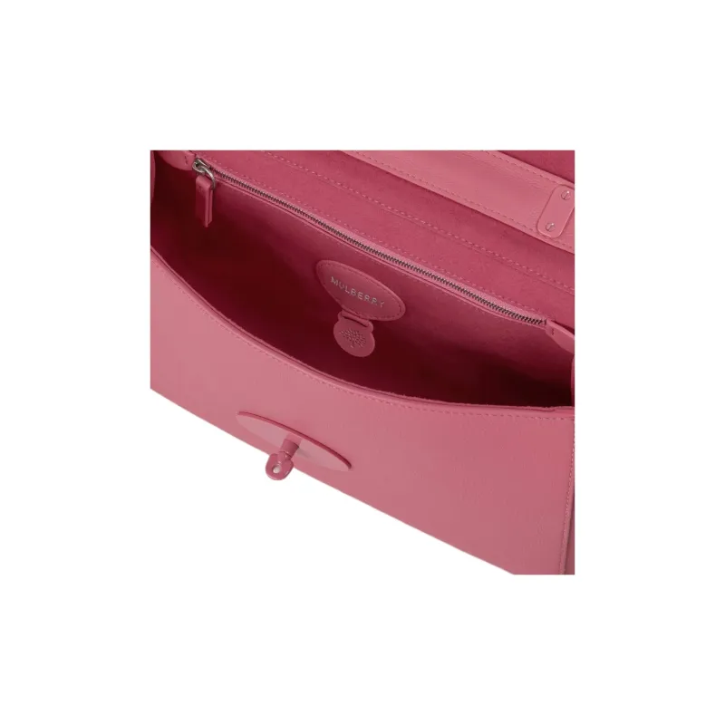 Mulberry Lily Smooth Calf Leather Handbag Shoulder Bag Women's Pink-3