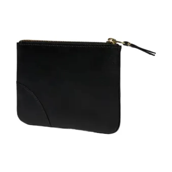CDG Grain Leather Wallet Regular Women's Black-2