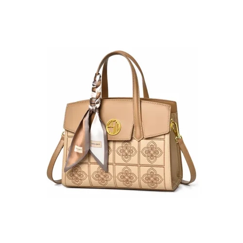 Versman PU Shoulder Bag, Crossbody Bag, Handbag Tubas Women's Apricot & Khaki
