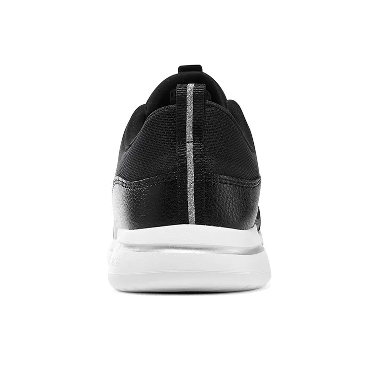 Skechers Go Walk 5 Cushioning Wear Resistant Low Top Running Shoes Women's Black White-3
