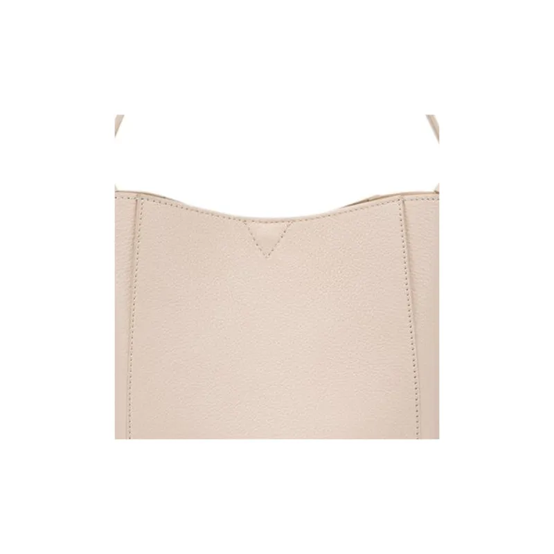 CL LUBOTING Grained Calfskin Bucket Bags Shoulder Bag Crossbody Bag Handbag Mini Women's Milk White-6