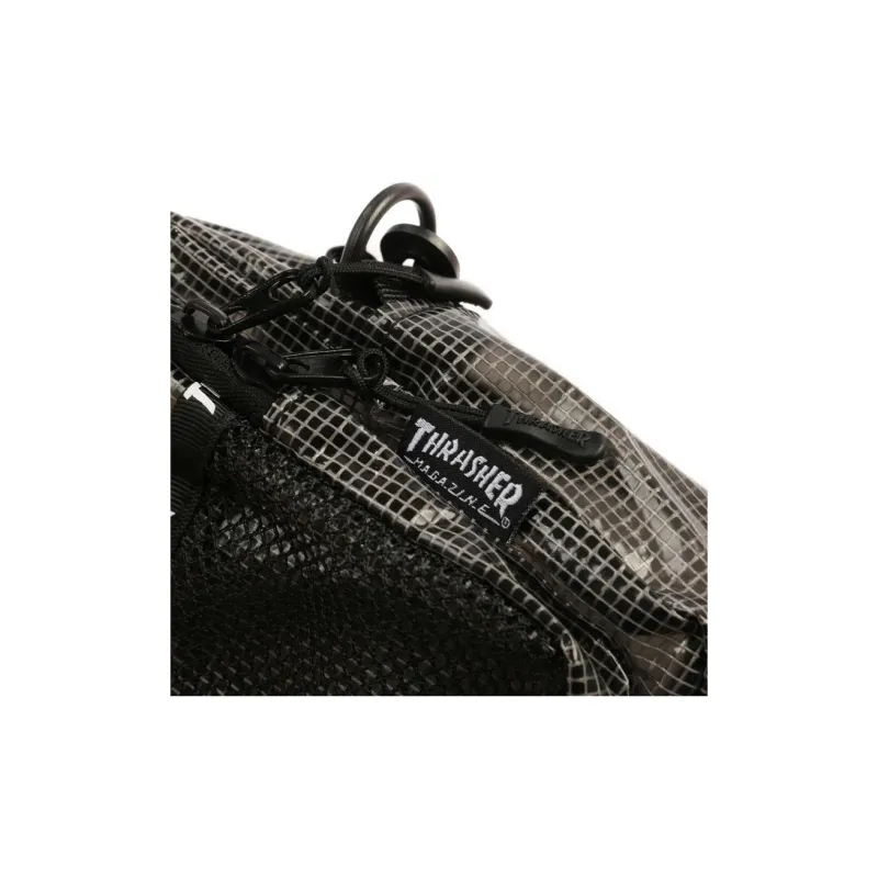 Thrasher Polyester Shoulder Bag Crossbody Bag Regular Unisex Black-4