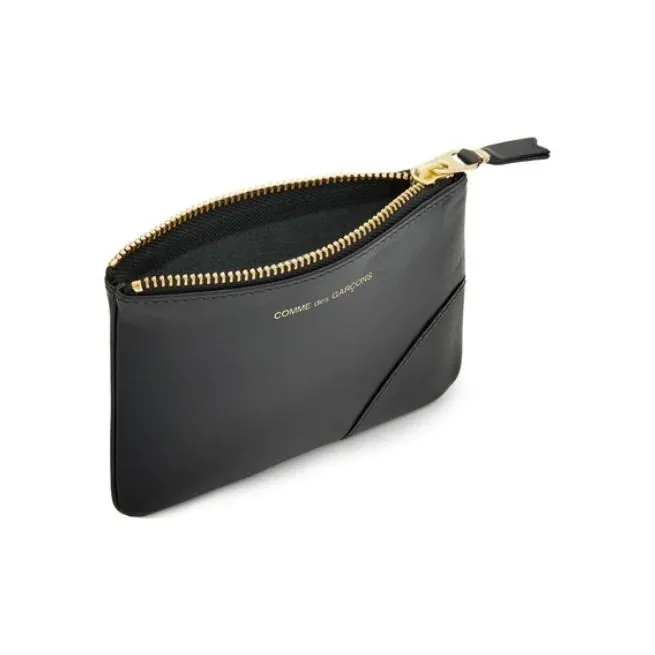 CDG Grain Leather Wallet Regular Women's Black-4