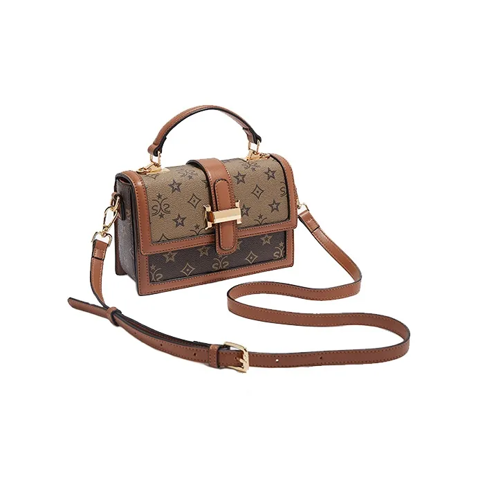 FOXER Synthetic Leather Casual Niche Versatile Design Driven Commute One Shoulder Handbag Regular Women's Coffee-3