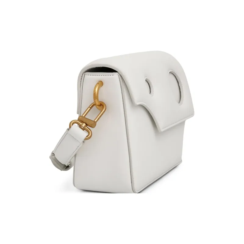 OFF WHITE Burrow Leather Shoulder Bag-3
