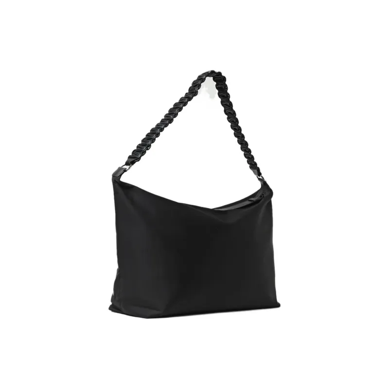 KARA Polyurethane Tote Bag Shopping Bag Handbag Shoulder Bag Regular Women's Black-2
