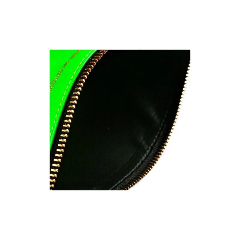 CDG Leather Clutch Regular Women's Green-3