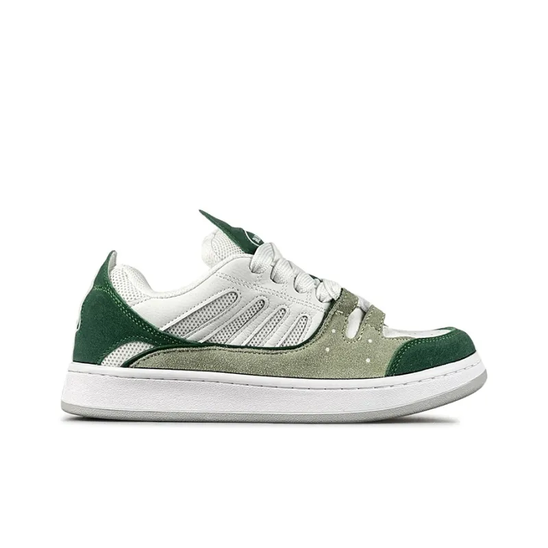 LuzaoT SUPER DRAG Low Top Skateboard Shoes Unisex Spread Yogurt-1