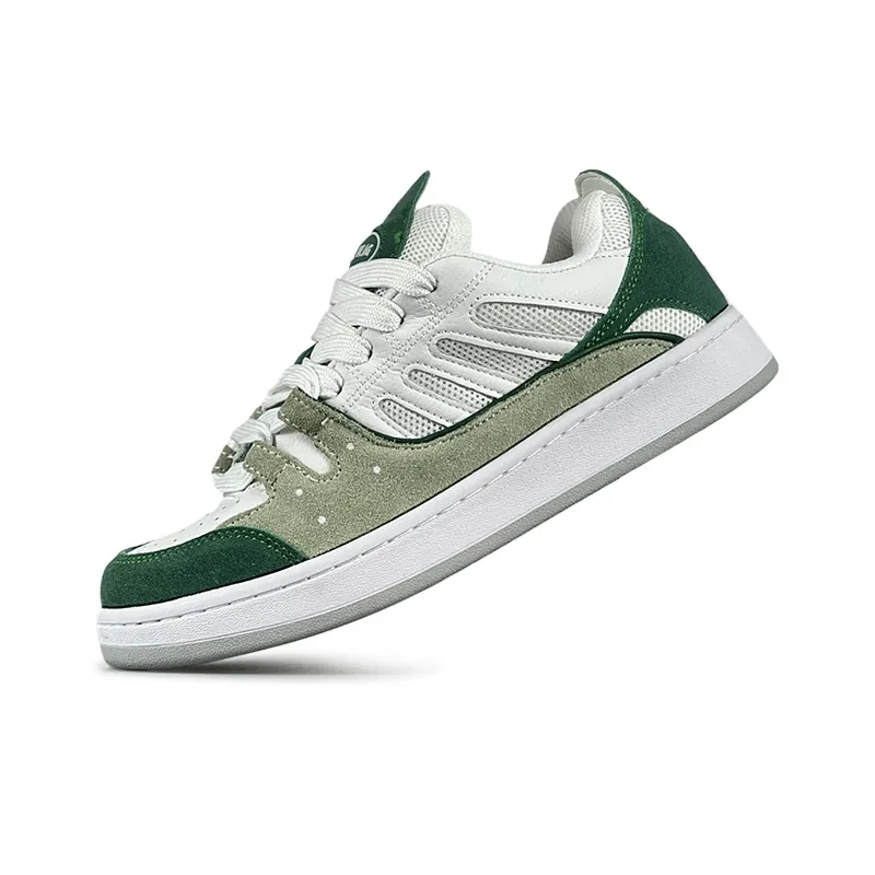 LuzaoT SUPER DRAG Low Top Skateboard Shoes Unisex Spread Yogurt-2