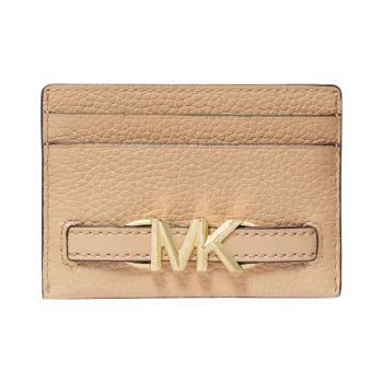 MICHAEL KORS Cow Leather Card Holder Regular Women's Camel