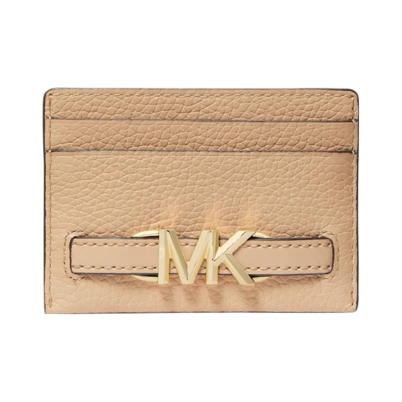 MICHAEL KORS Cow Leather Card Holder Regular Women's Camel-0