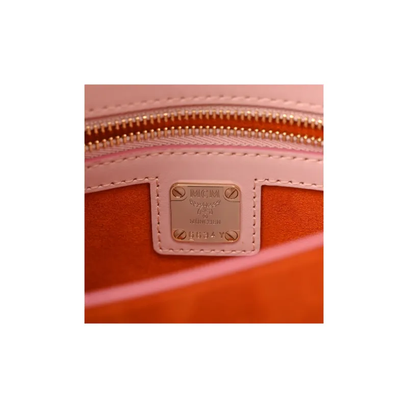 MCM Patricia Crossbody Visetos Powder Pink-3