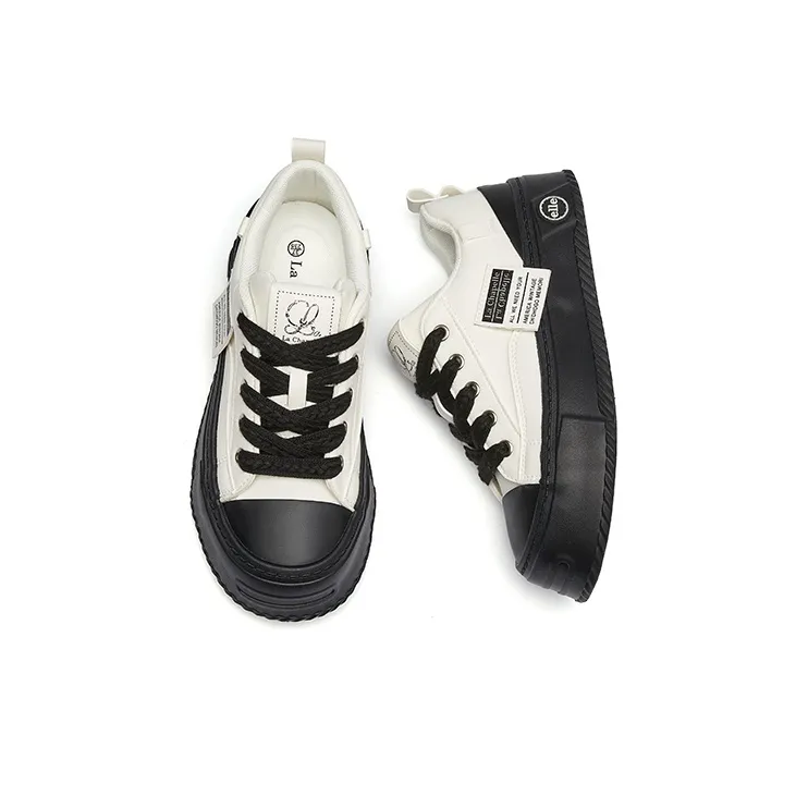 La Chapelle Wear-resistant And Lightweight Low-Top Skateboard Shoes Women's-13