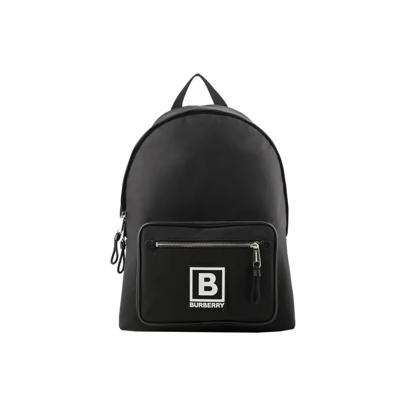 Burberry Nylon Backpack Unisex Black-0