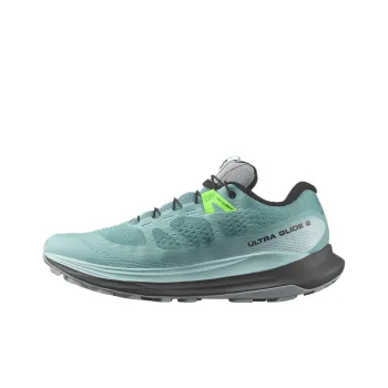 SALOMON Ultra Glide 2 Low-Top Running Shoes Women's Green Gray