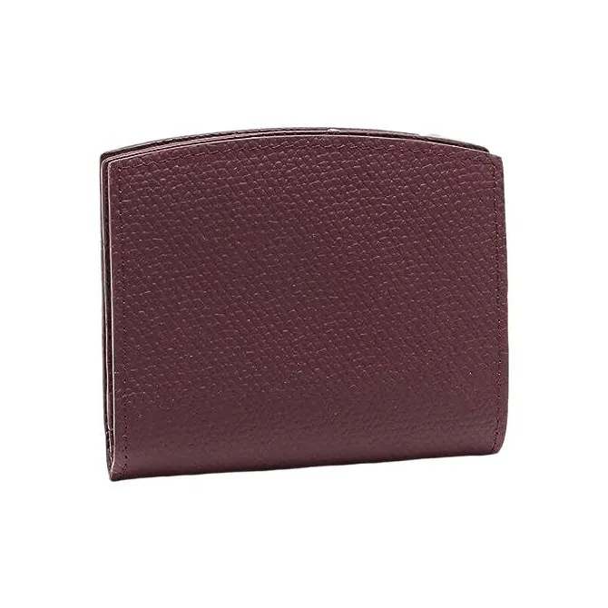 LONGCHAMP Roseau Cow Leather Wallet Women's Plum-2