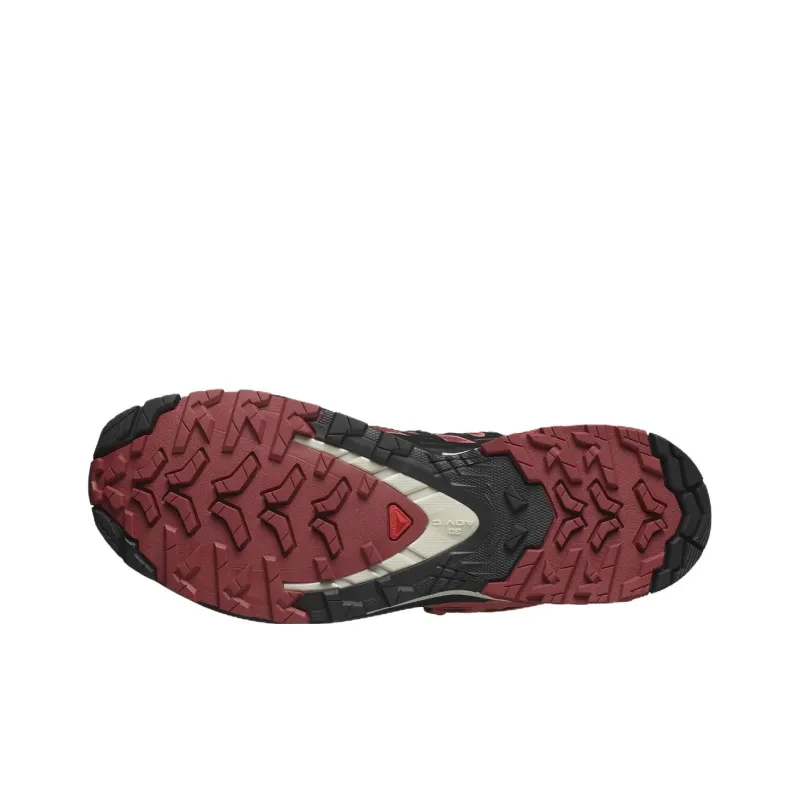 SALOMON XA Pro 3D V9 Cushioning Wear Resistant Low Top Outdoor Shoes Women's Black Pink-3