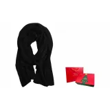 Black Solid Color Scarves+Christmas Gift Box Sets